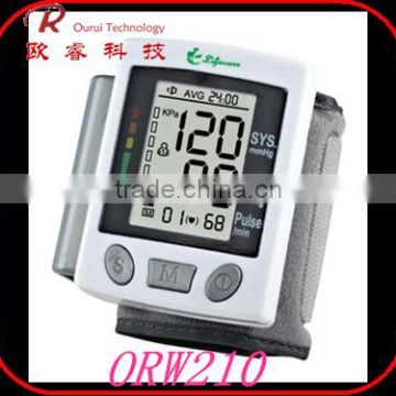 Digital wrist type Blood Pressure Monitor CE quality