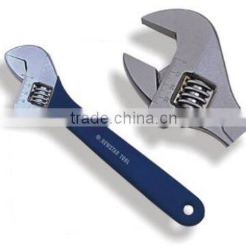 Adjustable Wrench With Dipped Handle