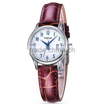 Hot sales quartz movement couple watch,genuine leather strap wirst watch,wholesale couple watch