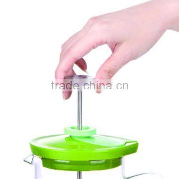 SINOGLASS trade assurance two in one tea french press coffee maker