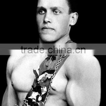 Russian Wrestler with Medals 28x42 Giclee on Canvas