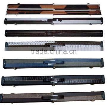 Superior leather wooden cue case for sale