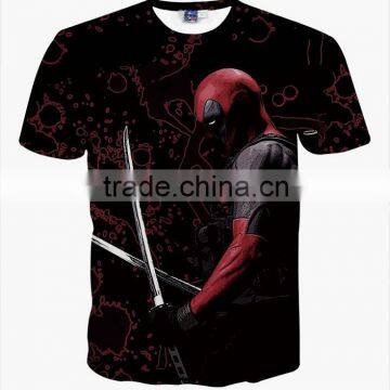 Men Custom T-shirt 3D Print Tops Plus Size S-XXL Sye-933