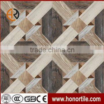 wood look Square shape inkjet non-slip porcelain tile 60x60