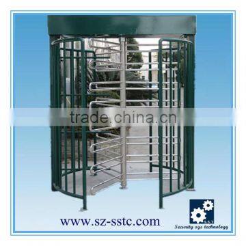 EXW price high quality Electric folding full height gate roller semi- automatic turnstile