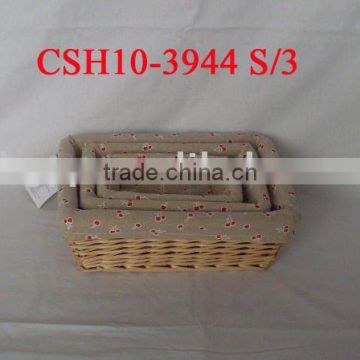 willow storage basket CSH10-3944 S/3