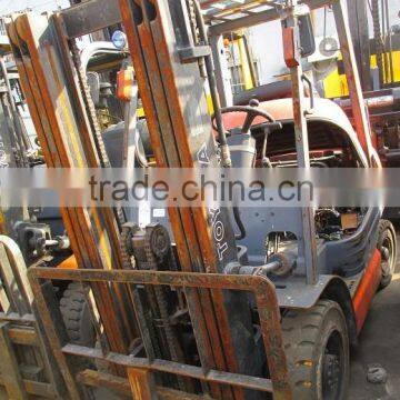 Toyota diesel forklift 2.5 ton for sale, 6FD25, 7FD25, used toyota forklift price