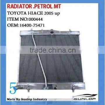 KDH 200 #000444 toyota hiace radiator petrol MT radiator for hiace 16400-30160