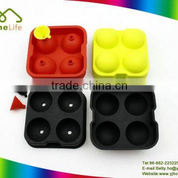 Kitchenware 5 ball custom Cubes square Silicone ice cube tray