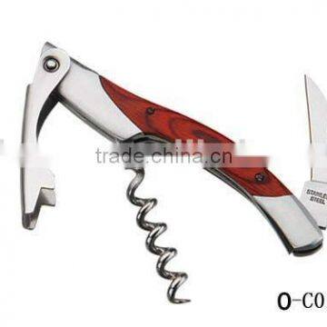 wooden handle corkscrew