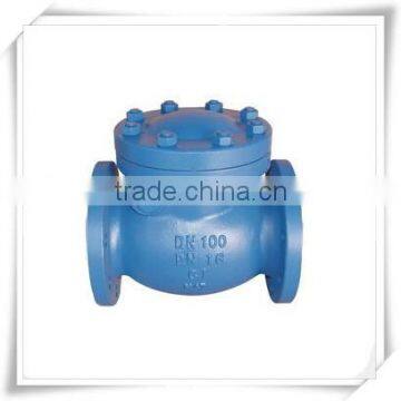 Ansi 150lb high quality ductile iron cast iron flanged swing check valve