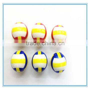 Promotional gifts blue white soft squeeze volleyball stress ball