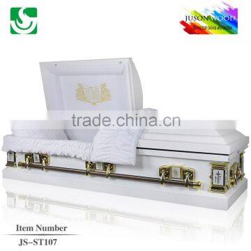 JS-ST107 Wholesale Best Price Metal Casket photo-1