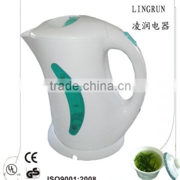 1.7L best sale removable filter plastic electric kettle