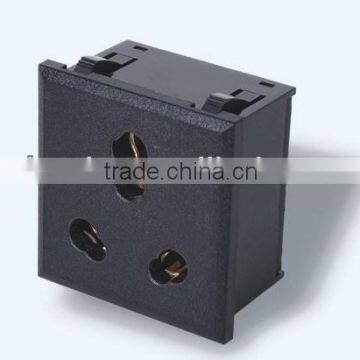 Good quality South africa India wall socket 6A/16A 240V,electrical socket south africa full copper