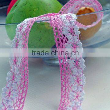 Pink Cotton Lace Ribbon Diy Accessory C250101 photo-3