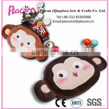 Best selling Favorite Creative Promotional gifts and pretty gifts Wholesale plush toy Wallet Monkey