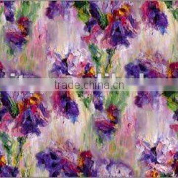 fashion print silk twill fabric