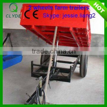 Agricultural Hydraulic Dump Trailer for Mini Farm Tractor