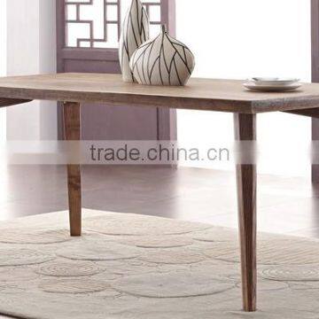 Simple solid wood table with high quality for dining room or office