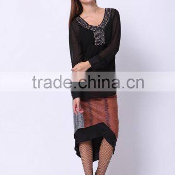 2016 PRETTY STEPS Winter Collections Elegant Ladies Longsleeve Dress Beautiful Lady Fashion Dress photo-6