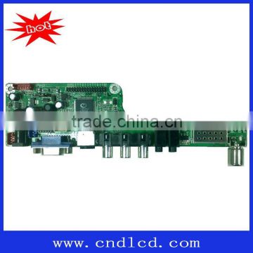 TFT LCD controller board with three-in-one port