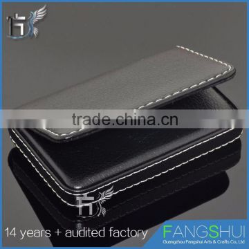 Leather card case for business card, credit card, name card