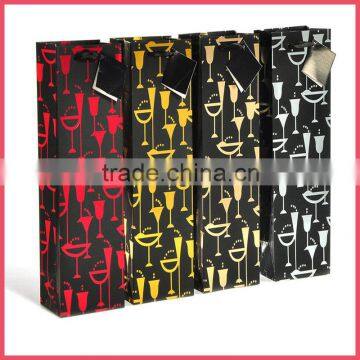 high quality custom wholesale paper bag wine