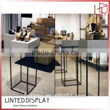 Glass store bags display showcase kiosk design for big brand bags shop furniture