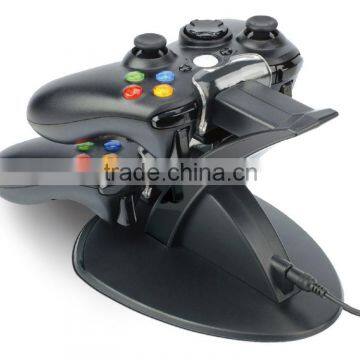 Black 2in1 Controller Charger & Storage Stand For XBOX360 photo-2