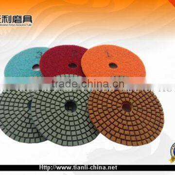 floor machine use polishing pad diamond use