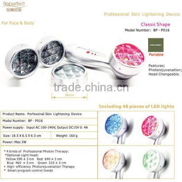 BP016 Hot PDT led light therapy skin care equipment with 48pcs leds 20000h lifetime