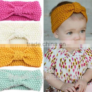 Christmas baby kid girl wool knit hairband headband for winter