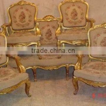 French Old Used Salon Set Wholesale Egypt Furniture photo-4