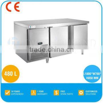 Under Counter Refrigerator - CE, 480 Liters, Refrigerated Counter, TT-DAR480L2K