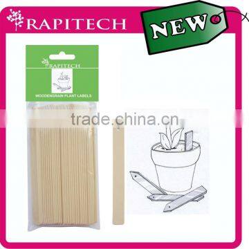 6 Inch Garden Plastic Woodgrain Plant Labels photo-2