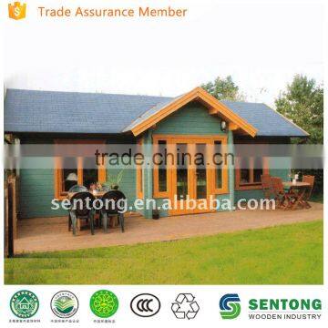 prefabricated wooden log house