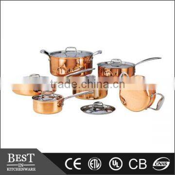 Triply coopper cookware set of 6