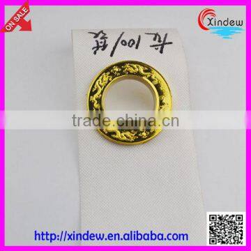 Best Quality Gold Eyelets White Curtain Tape With Rings photo-2
