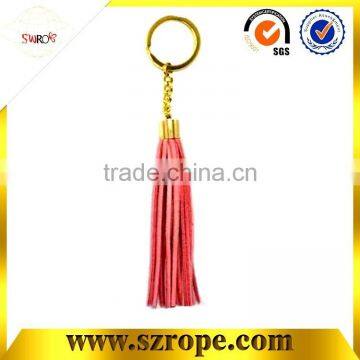 leather tassel keychain/tassel for earing/ keychain