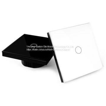 Cnskou 2017 New Design EU Luxury Glass Panel 2gang1way Touch Switch for Lamp photo-4