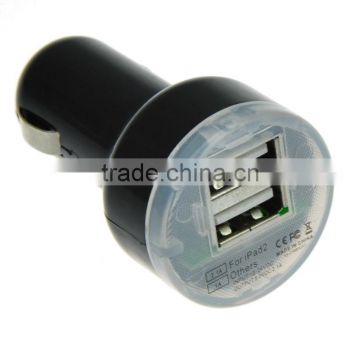 dual usb ports car charger for iphone4s