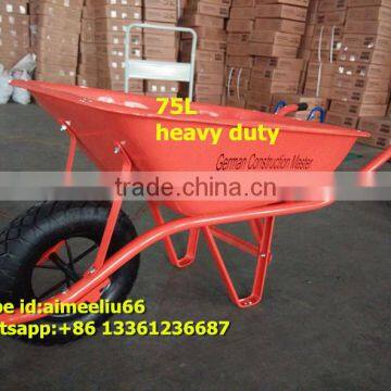 Building Metal Wheelbarrow 75L With Pneumatic Tire photo-3