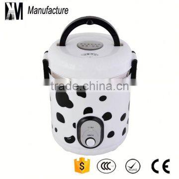 Special Design portable cylinder mini rice cooker with steamer