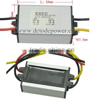 24V36V48V turn 12V3A DC-DC step-down DC-DC power modules onboard vehicle power converters