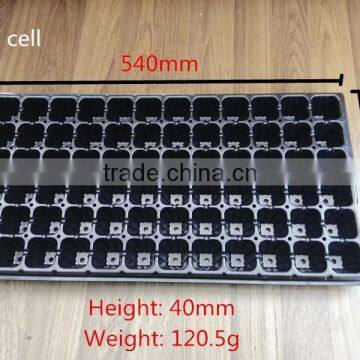 PS Black Plastic Nursery Seed 32/50/72 Cell Plug Trays photo-4