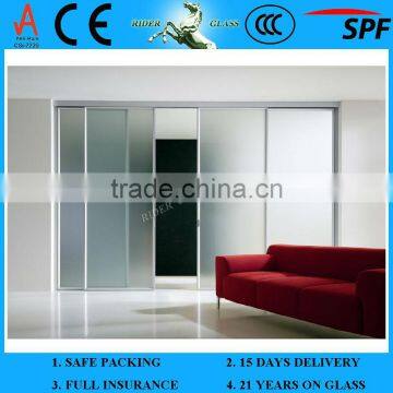 3-12mm Interior Frosted Glass Closet Door