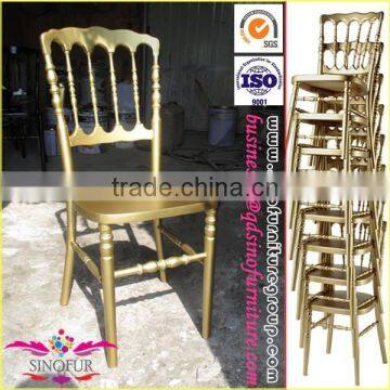 event rental stacking wood napoleon chair