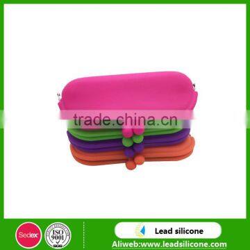 Candy Color Silicone Hand Bag Fashionable Silicone Wallet Bag