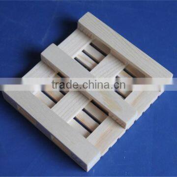 Natural Unfinished Decorative Pine Wooden Mini Crate photo-3